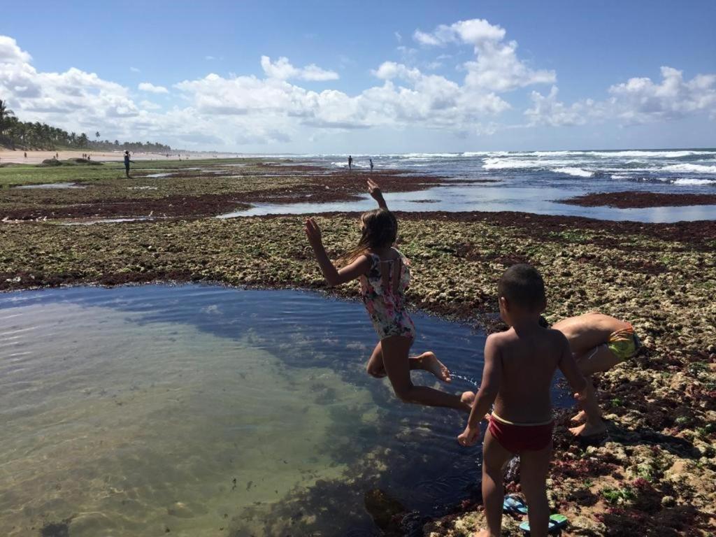 Suspiro Da Bahia Pe Na Areia Villa Salvador Eksteriør bilde